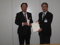 合銀贈呈式①